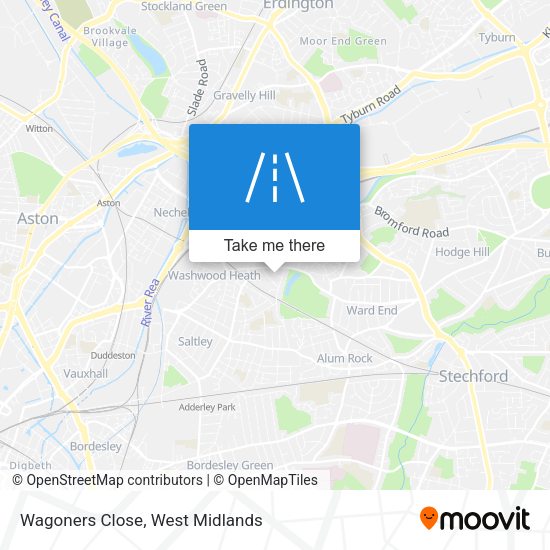 Wagoners Close map