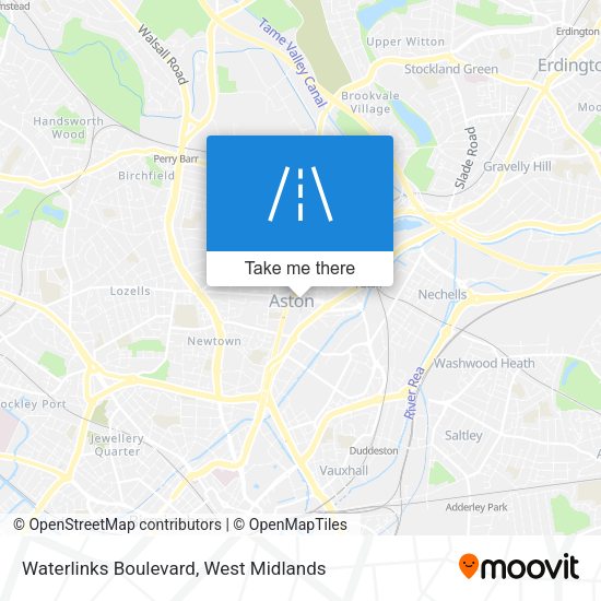 Waterlinks Boulevard map
