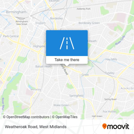 Weatheroak Road map