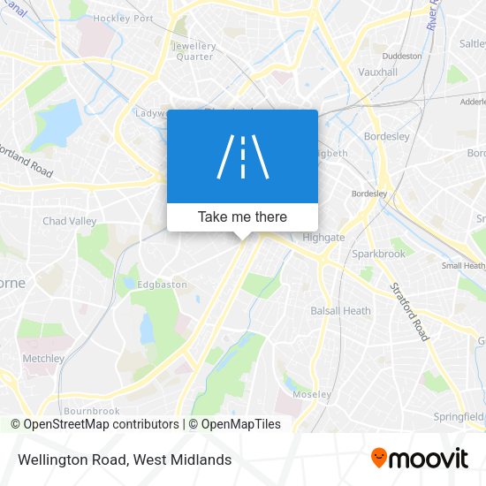 Wellington Road map