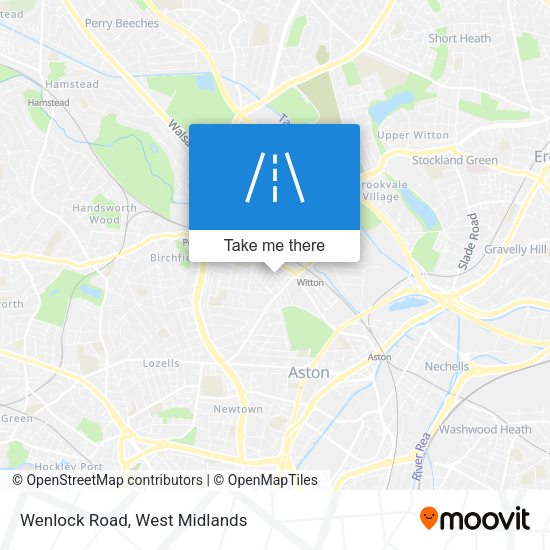 Wenlock Road map