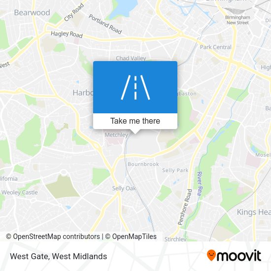 West Gate map