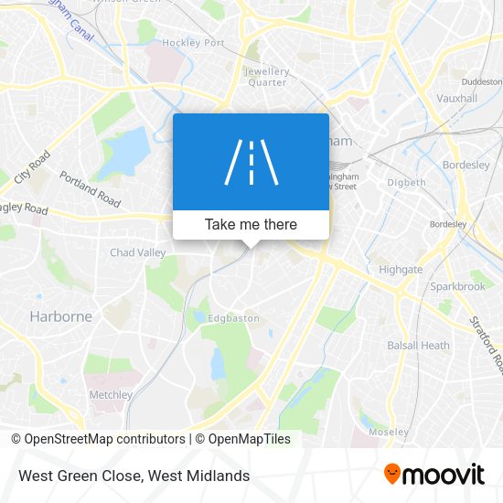 West Green Close map