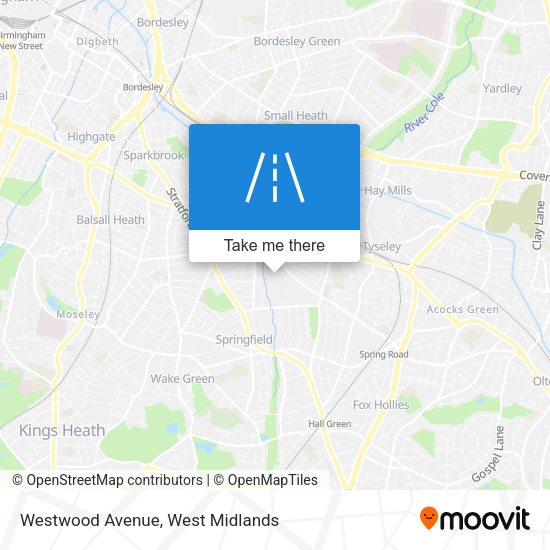 Westwood Avenue map