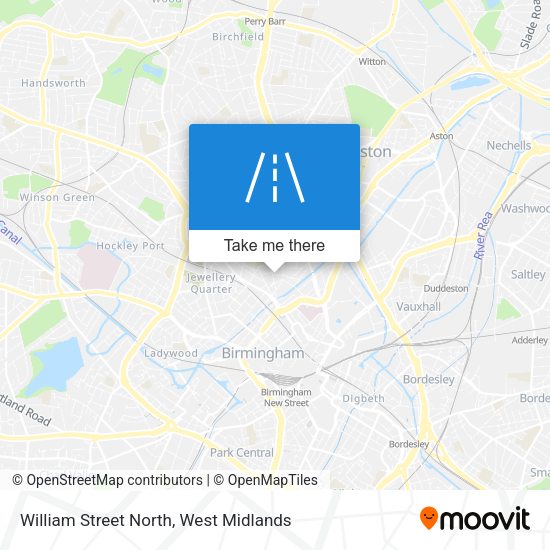 William Street North map