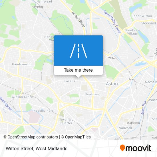 Wilton Street map