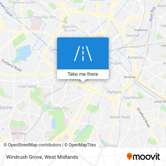 Windrush Grove map