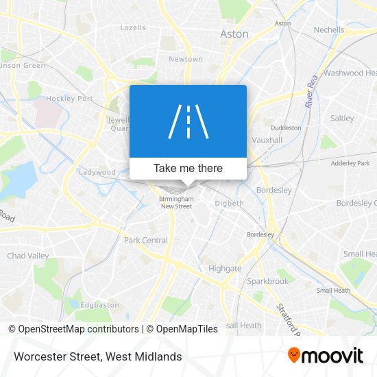 Worcester Street map
