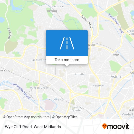Wye Cliff Road map
