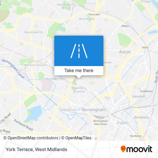 York Terrace map