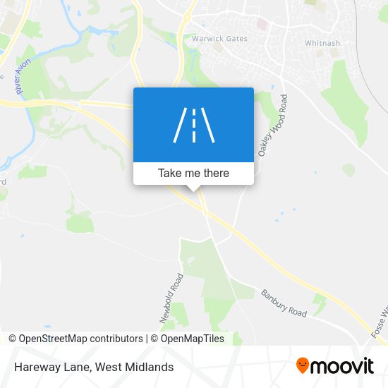 Hareway Lane map