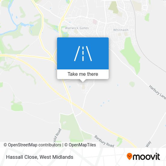 Hassall Close map