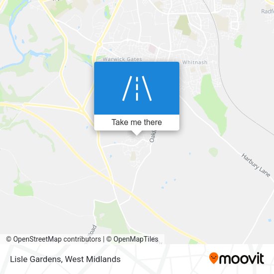 Lisle Gardens map