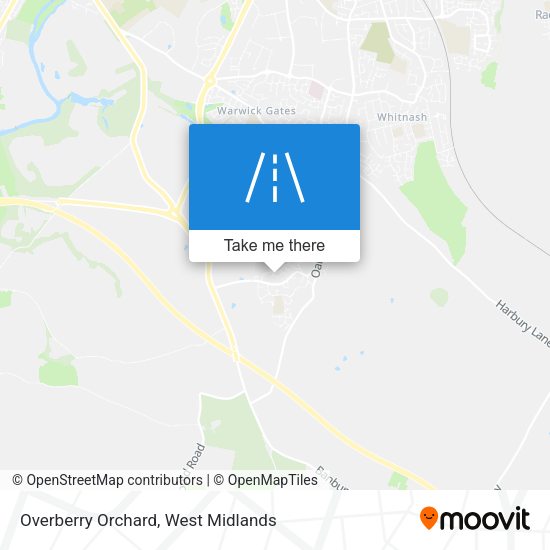 Overberry Orchard map