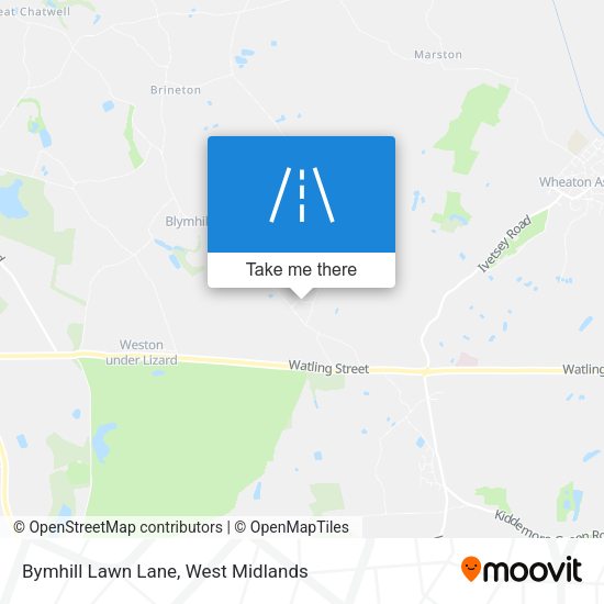 Bymhill Lawn Lane map