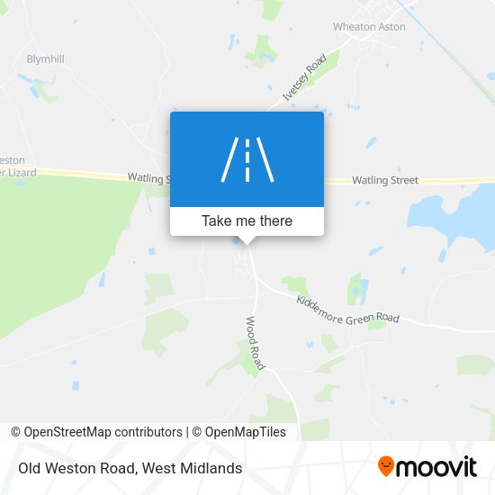 Old Weston Road map