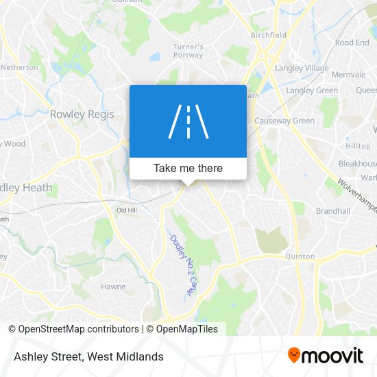 Ashley Street map
