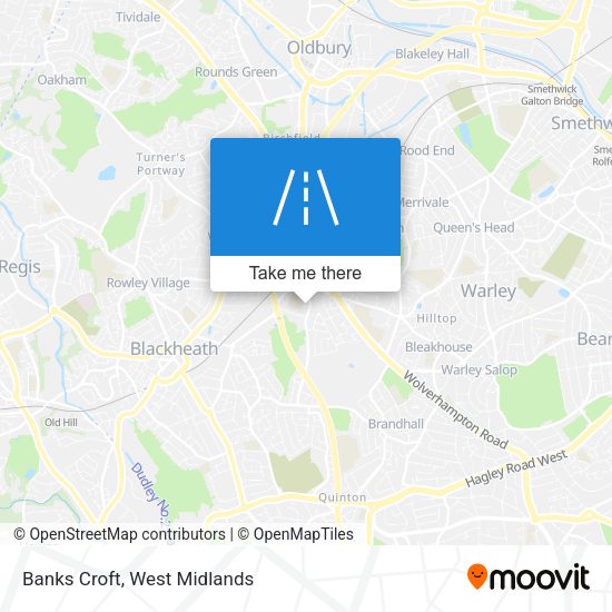 Banks Croft map