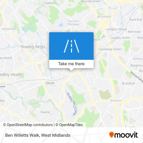 Ben Willetts Walk map