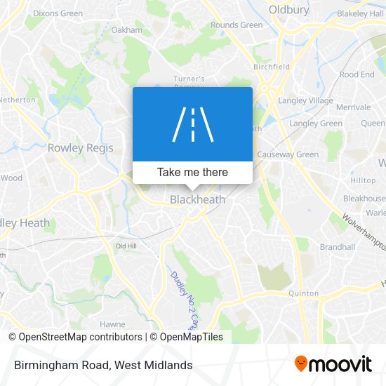 Birmingham Road map