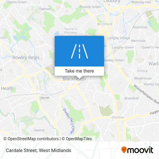 Cardale Street map
