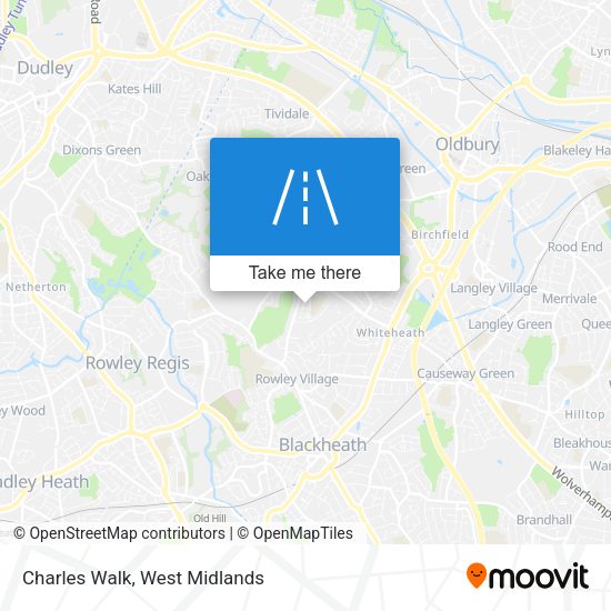 Charles Walk map