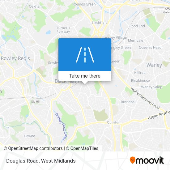 Douglas Road map