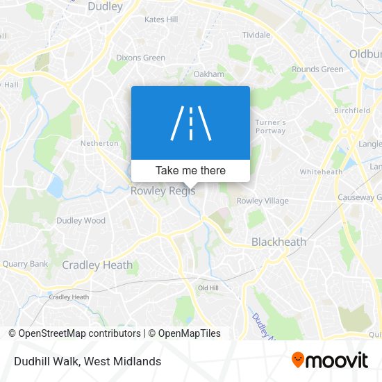 Dudhill Walk map