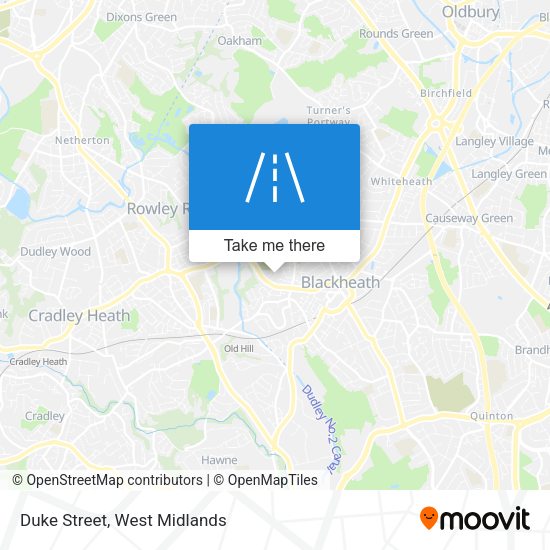 Duke Street map