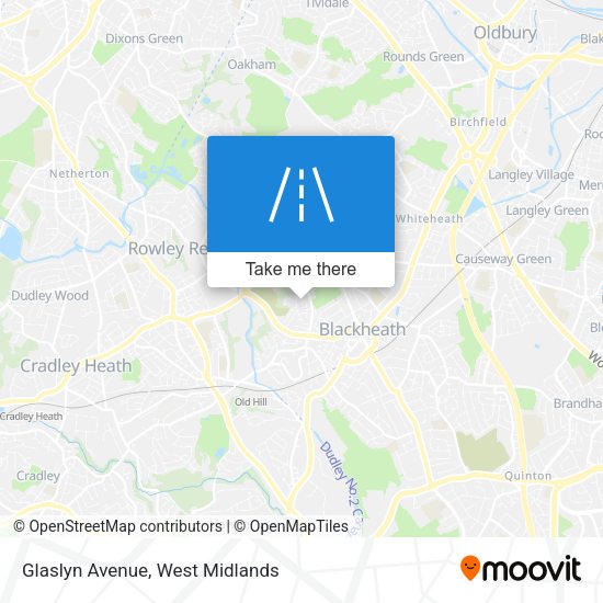 Glaslyn Avenue map