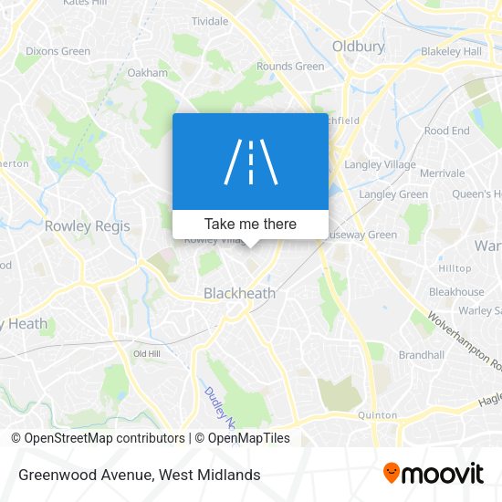 Greenwood Avenue map