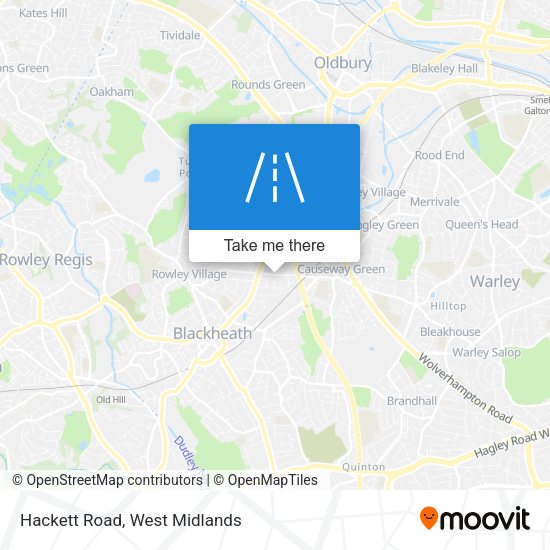 Hackett Road map