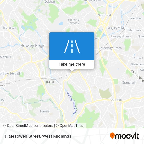 Halesowen Street map