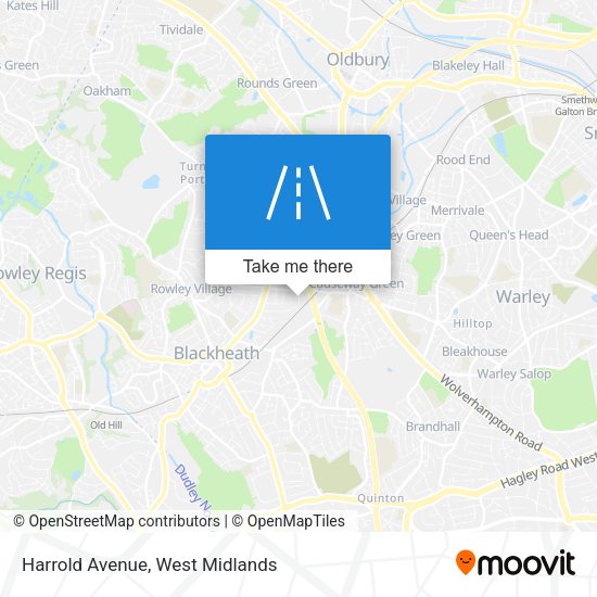Harrold Avenue map