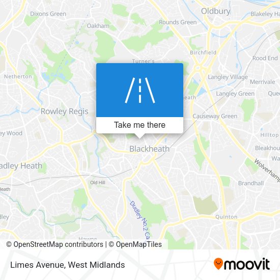 Limes Avenue map