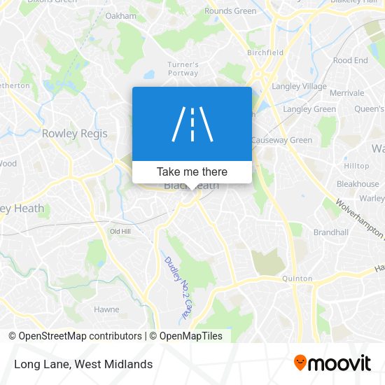 Long Lane map
