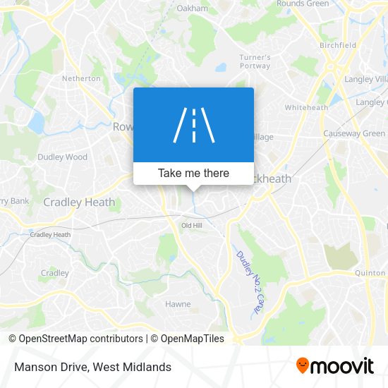 Manson Drive map