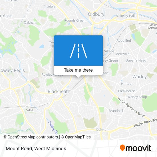 Mount Road map