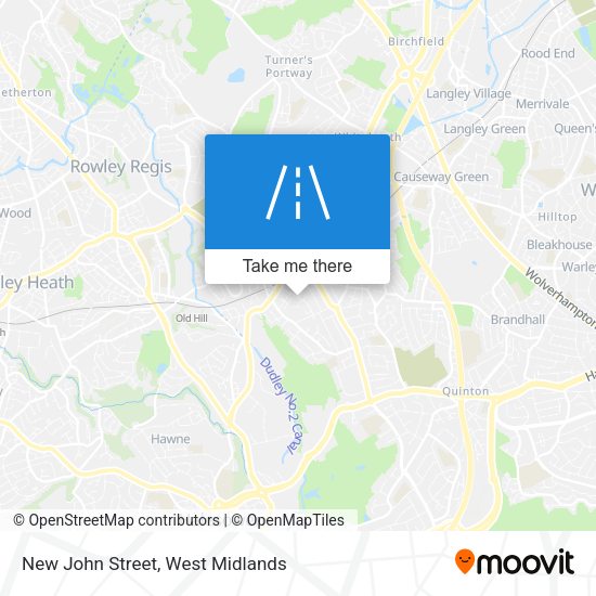 New John Street map