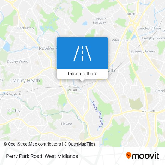 Perry Park Road map