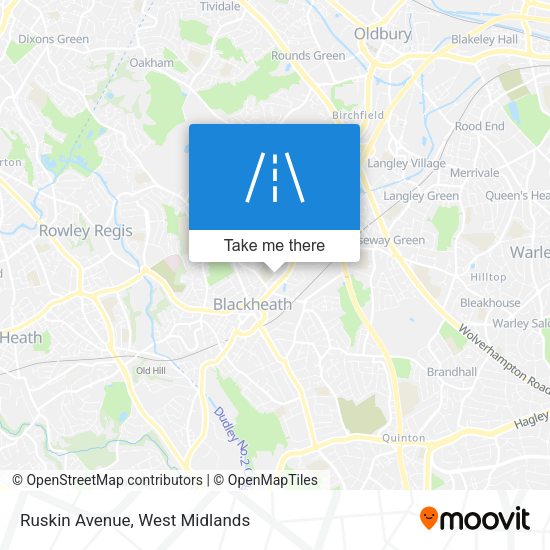 Ruskin Avenue map