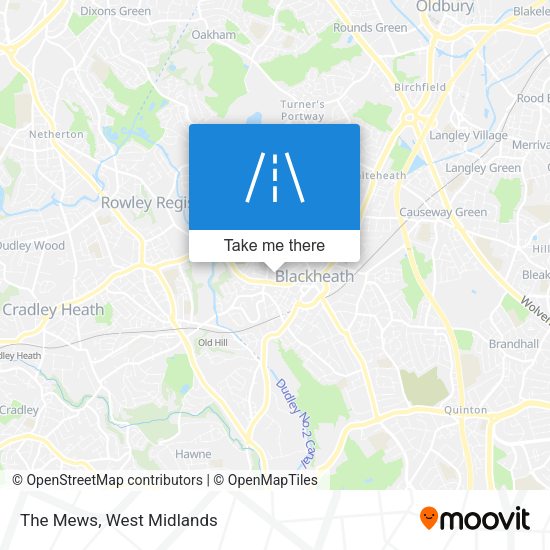 The Mews map