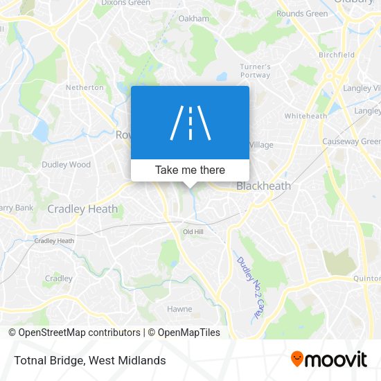 Totnal Bridge map
