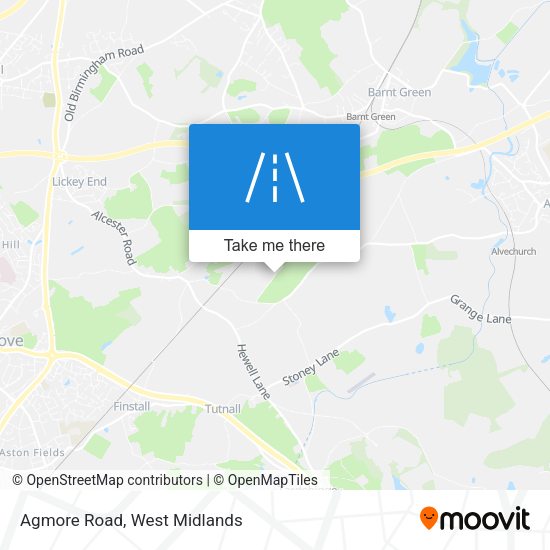 Agmore Road map