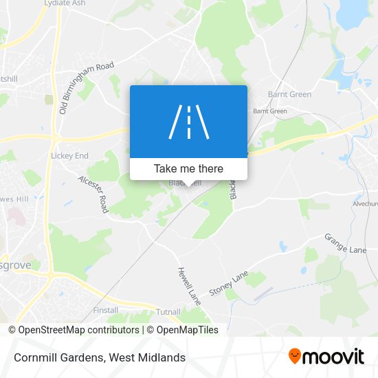 Cornmill Gardens map