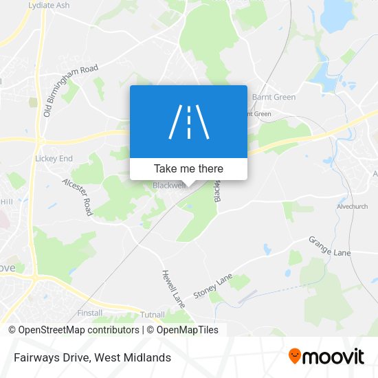 Fairways Drive map