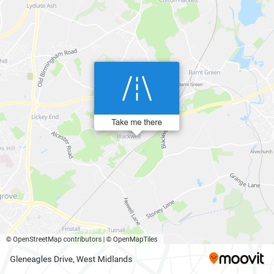 Gleneagles Drive map