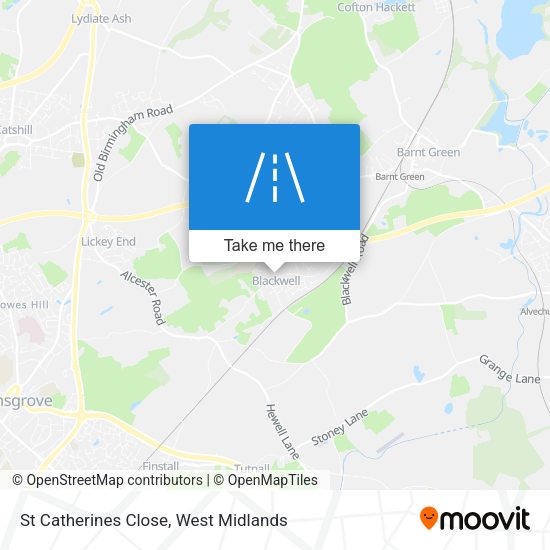 St Catherines Close map