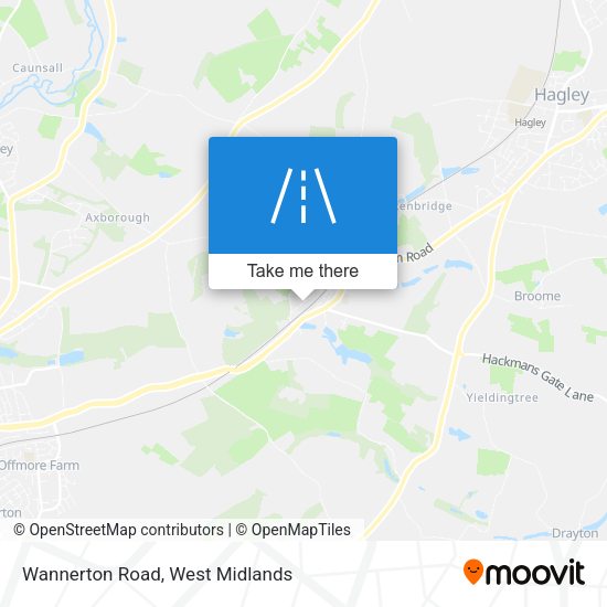 Wannerton Road map