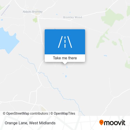 Orange Lane map